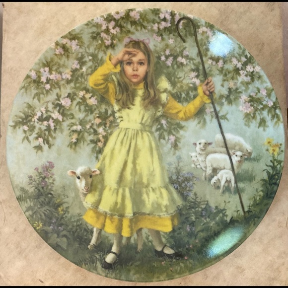 Bradford Exchange 1983 “Little Bo Peep” Collectible Plate NIB
